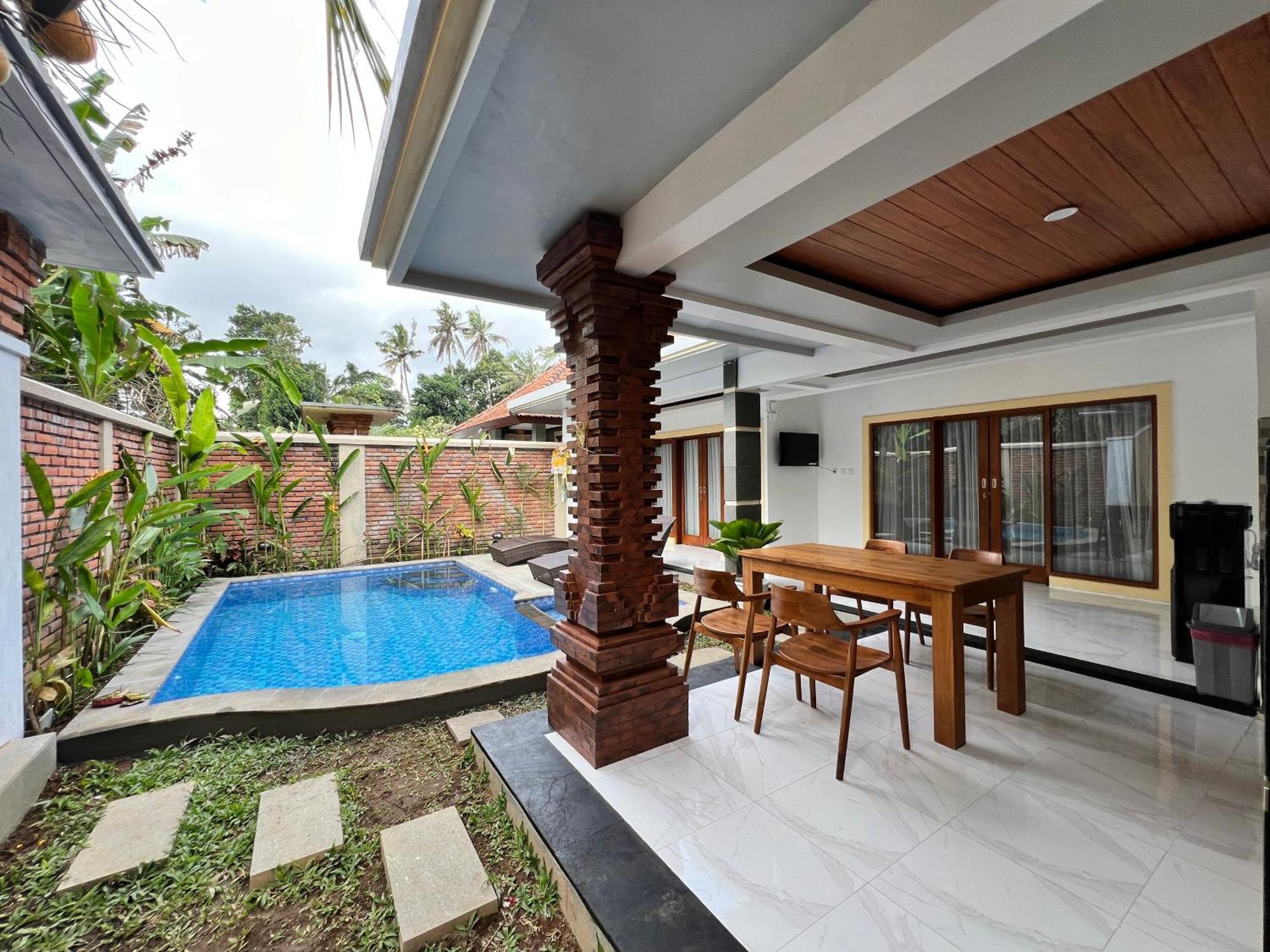 Ubud Arindra Private Pool Villa Exterior photo