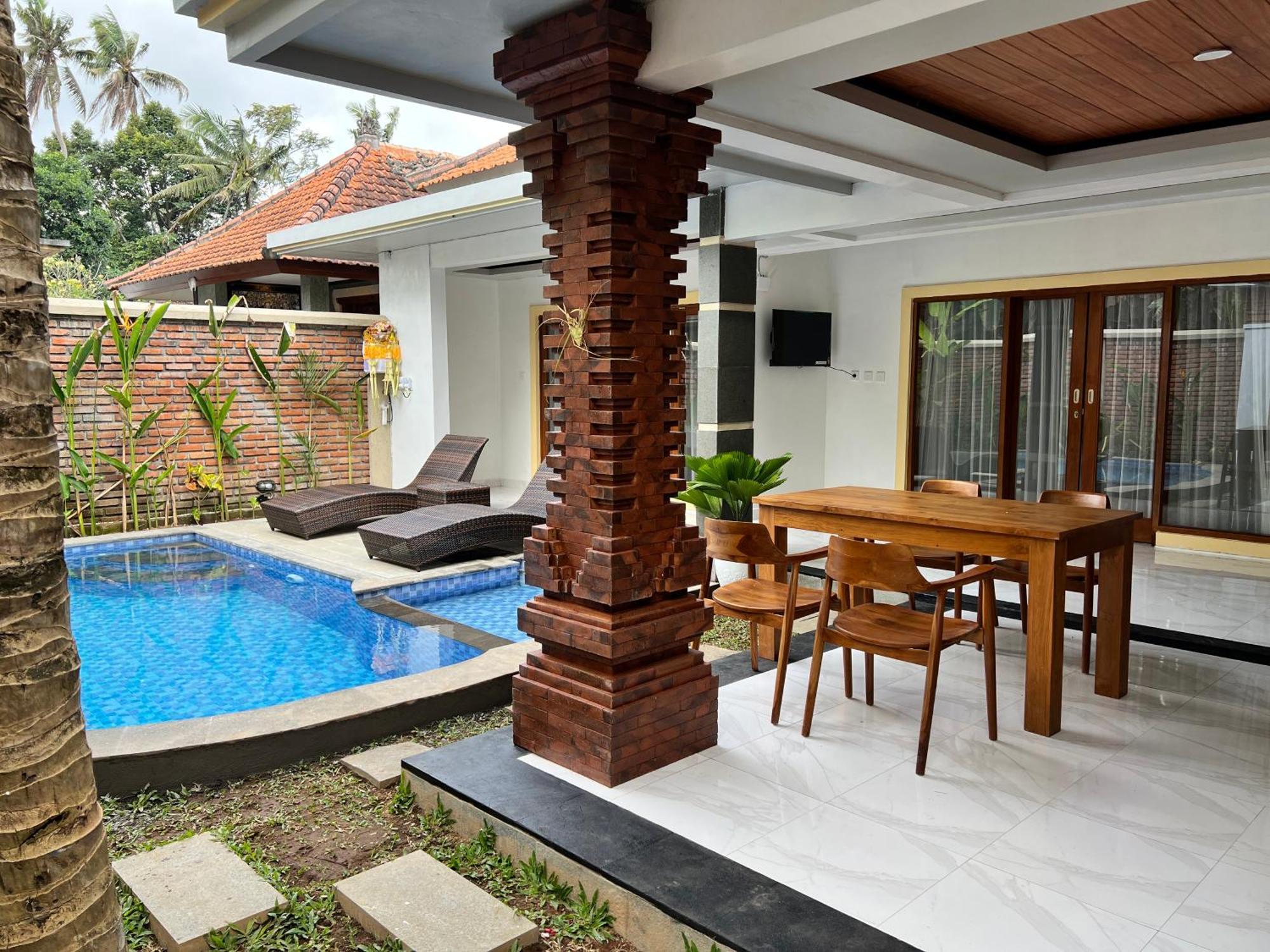 Ubud Arindra Private Pool Villa Exterior photo